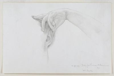 Study for 'Thermaie Antoniniane', 1899 (Pencil on Paper)