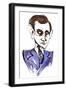 Sir Lennox Berkeley, English composer; caricature-Neale Osborne-Framed Giclee Print