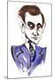 Sir Lennox Berkeley, English composer; caricature-Neale Osborne-Mounted Giclee Print