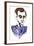 Sir Lennox Berkeley, English composer; caricature-Neale Osborne-Framed Giclee Print