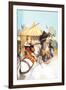 Sir Mador's Spear-Newell Convers Wyeth-Framed Art Print