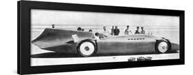 Sir Malcom Campbell (1885-194) in Bluebird, Daytona Beach, Florida, 7th March 1935 193)-null-Framed Giclee Print