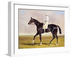 Sir Mark Wood's Racehorse 'Lucetta' with J. Robinson Up-John Frederick Herring I-Framed Giclee Print