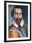 Sir Martin Frobisher (1535-1594), United Kingdom-null-Framed Giclee Print