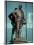 Sir Matt Busby Statue, Manchester United Football Club Stadium, Old Trafford, Manchester, England-Richardson Peter-Mounted Photographic Print