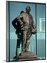 Sir Matt Busby Statue, Manchester United Football Club Stadium, Old Trafford, Manchester, England-Richardson Peter-Mounted Photographic Print