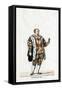 Sir Nicholas Vaux, Costume Design for Shakespeare's Play, Henry VIII, 19th Century-null-Framed Stretched Canvas