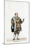 Sir Nicholas Vaux, Costume Design for Shakespeare's Play, Henry VIII, 19th Century-null-Mounted Giclee Print