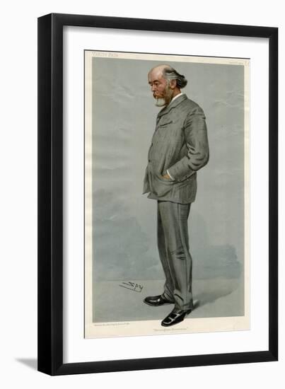 Sir Oliver Lodge, VF 1904-Leslie Ward-Framed Art Print