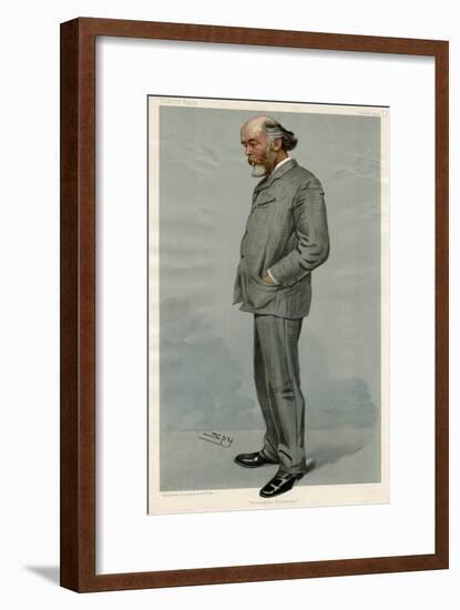 Sir Oliver Lodge, VF 1904-Leslie Ward-Framed Art Print