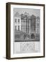 Sir Paul Pindar's House, Bishopsgate, City of London, 1812-Richard Sawyer-Framed Giclee Print