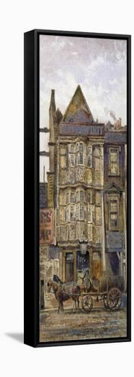 Sir Paul Pindar's House, Bishopsgate, City of London, 1879-John Crowther-Framed Stretched Canvas