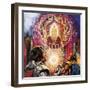 Sir Percival and Sir Bors Witnessing the Vanishing of the Holy Grail-Payne-Framed Giclee Print