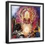 Sir Percival and Sir Bors Witnessing the Vanishing of the Holy Grail-Payne-Framed Giclee Print