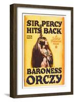 Sir Percy Hits Back, a Scarlet Pimpernel Novel-null-Framed Art Print