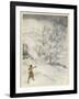 Sir Peris Is Slain-Arthur Rackham-Framed Art Print