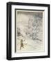 Sir Peris Is Slain-Arthur Rackham-Framed Art Print