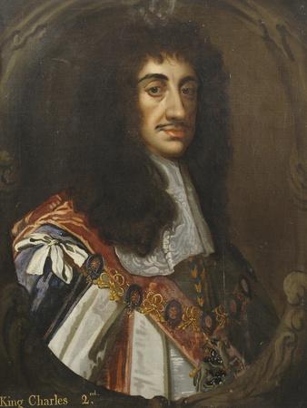 Portrait of King Charles II, Wearing Garter Robes