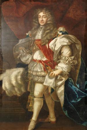 Portrait of King James II of England (1633-1701), Full Length, in Garter Robes