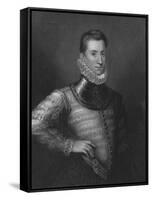 Sir Philip Sidney, 1838-Henry Robinson-Framed Stretched Canvas