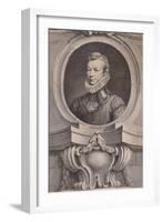 Sir Philip Sidney, English soldier, statesman and poet, c1744 (1894)-Jacobus Houbraken-Framed Giclee Print