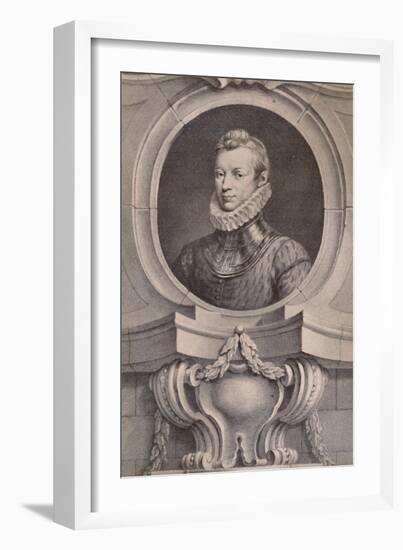 Sir Philip Sidney, English soldier, statesman and poet, c1744 (1894)-Jacobus Houbraken-Framed Giclee Print