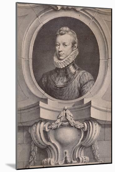 Sir Philip Sidney, English soldier, statesman and poet, c1744 (1894)-Jacobus Houbraken-Mounted Giclee Print