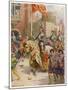 Sir Philip Sidney Jousts at Whitehall-Howard Davie-Mounted Art Print