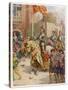 Sir Philip Sidney Jousts at Whitehall-Howard Davie-Stretched Canvas