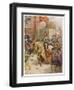 Sir Philip Sidney Jousts at Whitehall-Howard Davie-Framed Art Print