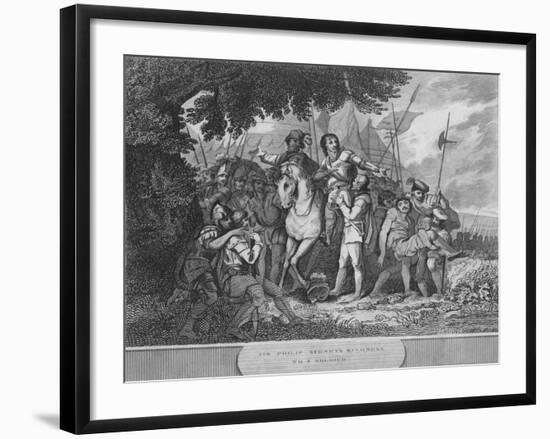 'Sir Philip Sidney's Kindness to a Soldier', 1815-Unknown-Framed Giclee Print