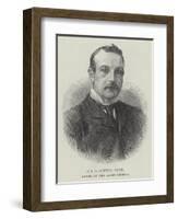 Sir R Sutton, Baronet, Owner of the Yacht Genesta-null-Framed Giclee Print