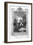 Sir Ralph Abercrombie (1734-180) in the Battle of Alexandria, 1816-T Wallis-Framed Giclee Print