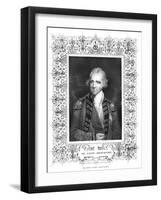 Sir Ralph Abercromby, British General-William Finden-Framed Giclee Print