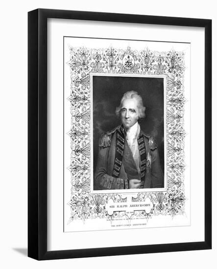 Sir Ralph Abercromby, British General-William Finden-Framed Giclee Print