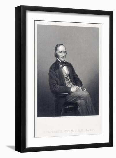 Sir Richard Owen, English Zoologist, C1860-DJ Pound-Framed Giclee Print