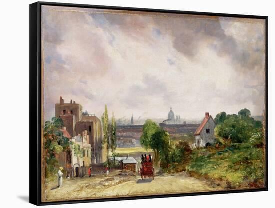 Sir Richard Steele's Cottage, Hampstead, c.1832-John Constable-Framed Stretched Canvas