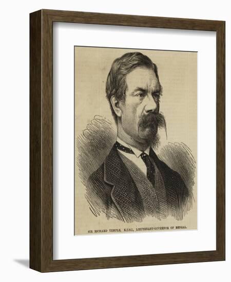 Sir Richard Temple, Kcsi, Lieutenant-Governor of Bengal-null-Framed Giclee Print