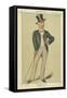 Sir Richard Wallace, the Hertford Property, 29 November 1873, Vanity Fair Cartoon-Sir Leslie Ward-Framed Stretched Canvas