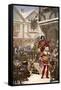 Sir Richard Whittington Distibuting Charity-Henrietta Rae-Framed Stretched Canvas