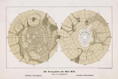 Schiaparelli's Map of the Planet Mars-Sir Robert Ball-Framed Stretched Canvas