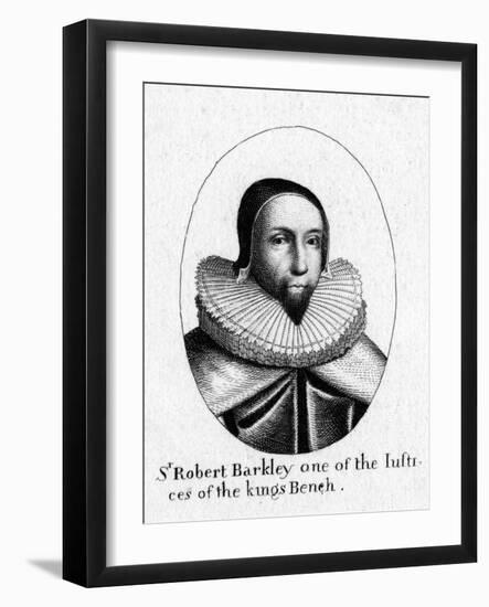 Sir Robert Berkeley-Wenzel Hollar-Framed Art Print