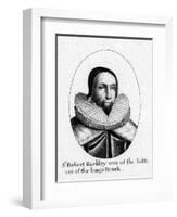 Sir Robert Berkeley-Wenzel Hollar-Framed Art Print