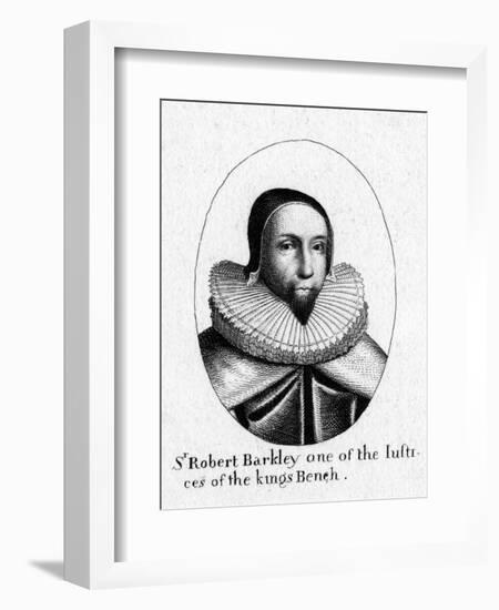 Sir Robert Berkeley-Wenzel Hollar-Framed Art Print