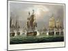 Sir Robert Calder's Action, July 22nd 1805-Thomas Whitcombe-Mounted Giclee Print