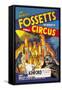 Sir Robert Fossett's Mammoth Jungle Circus-null-Framed Stretched Canvas