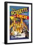 Sir Robert Fossett's Mammoth Jungle Circus-null-Framed Art Print