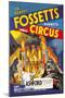 Sir Robert Fossett's Mammoth Jungle Circus-null-Mounted Art Print