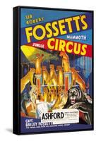 Sir Robert Fossett's Mammoth Jungle Circus-null-Framed Stretched Canvas