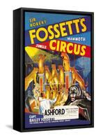 Sir Robert Fossett's Mammoth Jungle Circus-null-Framed Stretched Canvas